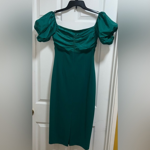 Belle by Badgley Mischka Green Prom, Wedding, special occasion dress. Sz 2 New‎ - Picture 1 of 6